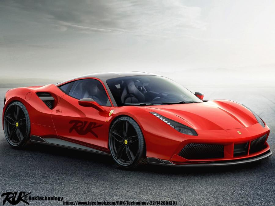 Ferrari 488 GTB Aero Kit by R.U.K. Technology '2016